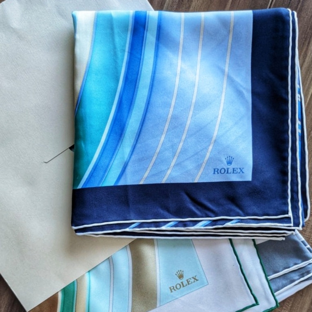 Hermes Rolex 100% silk scarf